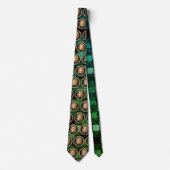 Cravate Médaillon de luxe Medusa OR (Devant)