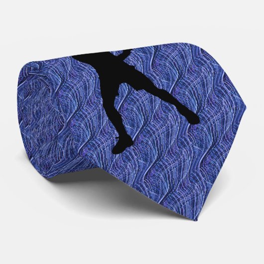 CRAVATE MÉDECIN DE TENNIS. BLUE UNIQUE (Roulé)