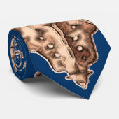 Cravate Médecins Spine Necktie Design (Roulé)