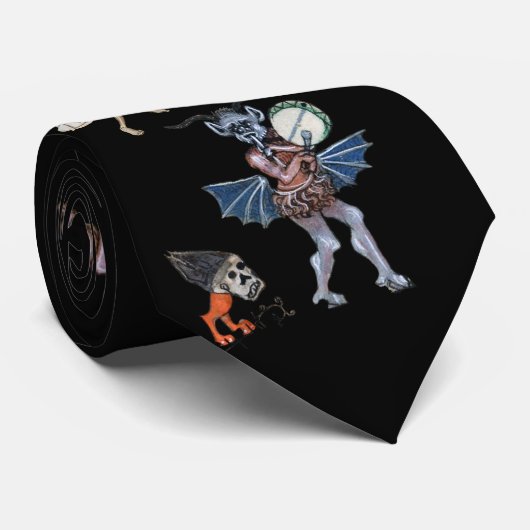 Cravate médiéval Macabre (Roulé)