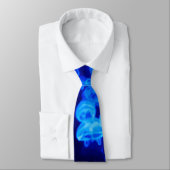 Cravate Méduse bleue (Attaché)