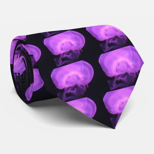 Cravate Méduses électriques (Roulé)