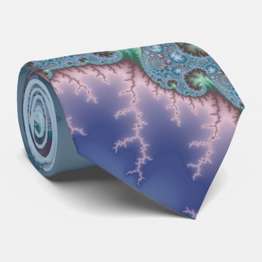 Cravate Méduses - fractale (Roulé)