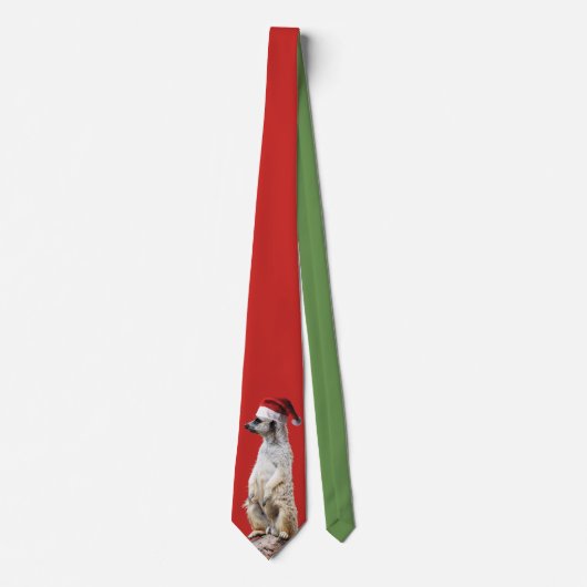 Cravate Meerkat Santa Claus (Devant)