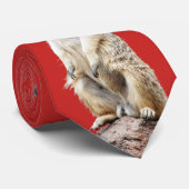 Cravate Meerkat Santa Claus (Roulé)