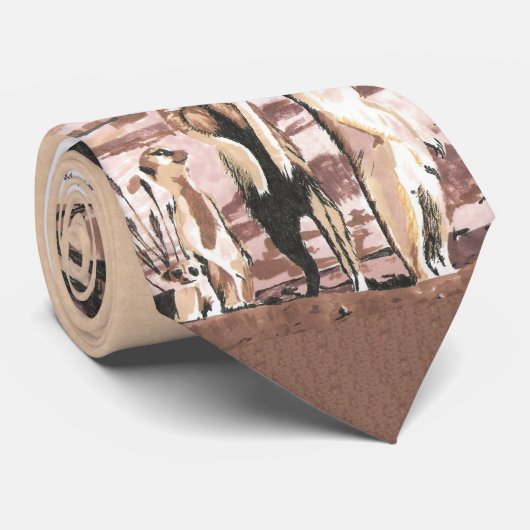 Cravate Meerkats (Roulé)