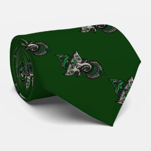 Cravate Mehndi Ganesha (Vert)