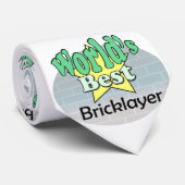 Cravate Meilleur Bicklayer du monde (Roulé)