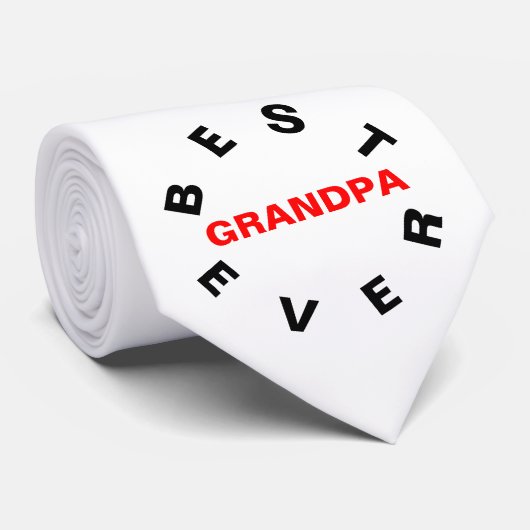 Cravate Meilleur Grand-Père (Roulé)