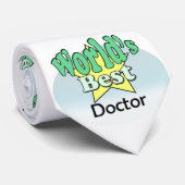 Cravate Meilleur médecin du monde (Roulé)