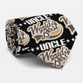 Cravate Meilleur oncle Tie du monde (Roulé)