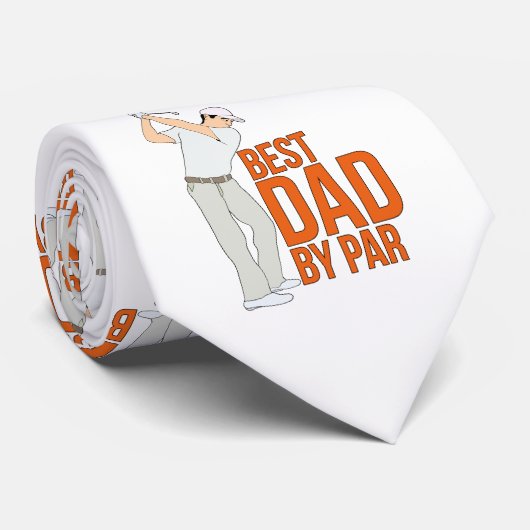 Cravate Meilleur papa par rapport (Roulé)