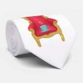 Cravate Meilleure chaise à thé drôle professeur pun merci (Roulé)