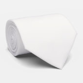Cravate Meilleure couleur blanche FAF9F6 - Option pour ajo (Roulé)