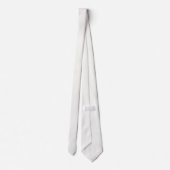 Cravate Meilleure couleur blanche FAF9F6 - Option pour ajo (Dos)