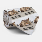 Cravate Meilleure expression de meurtrier de hache de chat (Roulé)