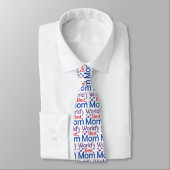 Cravate Meilleure maman du monde (Attaché)