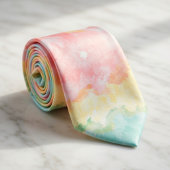 Cravate Mélange d'aquarelle