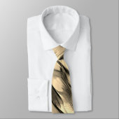Cravate Mélange de tache ondulante opaque et chrome beige (Attaché)