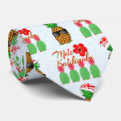 Cravate Mele Kalikimaka Hawaiian Pineappy Joyeux Noël (Roulé)