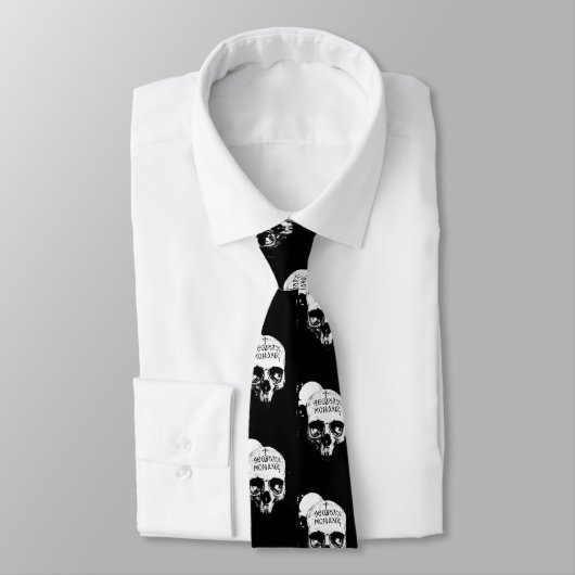 Cravate Memento Mori (Attaché)