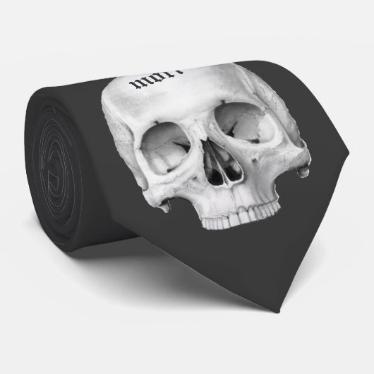 Cravate Memento mori (Roulé)