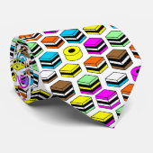 Cravate Memphis Style Licorice Allsports Motif (Roulé)