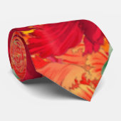 Cravate Menagerie de tulipes (Roulé)