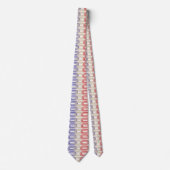 Cravate Mens Retro Style Motif Imprimer (Devant)