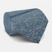 Cravate Mer des Caraïbes bleue ensoleillée (Roulé)