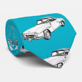 Cravate Mercedes Benz 300 sl Illustration (Roulé)