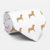 Cravate Merci Appréciation masculine Vétérinaire chien ani (Roulé)