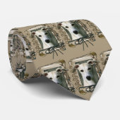 Cravate Merci - pattes en pierre - whippet (Roulé)