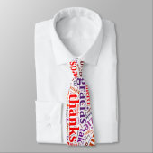Cravate Merci Word cloud (Attaché)