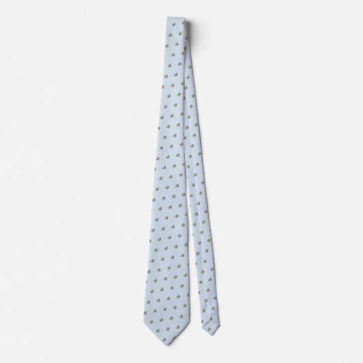 Cravate Mère Mouton Sage (gris clair) (Devant)