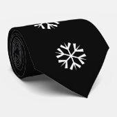 CRAVATE MERRY CHRISTMAS SNOWFLAKE (Roulé)