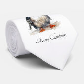 Cravate Merry Puffin, personnalisé (Roulé)