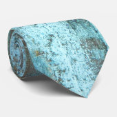 Cravate Métal rouillé patiné rouillé bleu et rouille (Roulé)