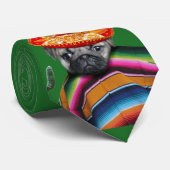 Cravate mexicaine de chien de carlin (Roulé)