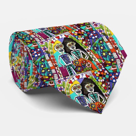 Cravate mexicaine de mariage de couples (Roulé)