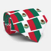 Cravate Mexico Flag (Roulé)