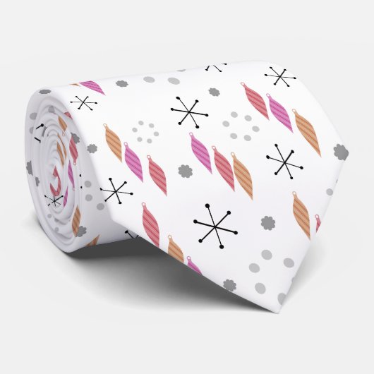 Cravate Mi-siècle hiver moderne (Roulé)