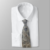 Cravate Michigan Petoskey Stone Design (Attaché)