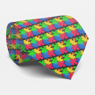 Cravate Micro Puzzle – Mosaïque numérique
