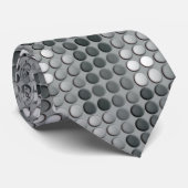 Cravate Microdots gris (Roulé)