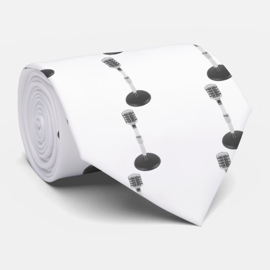 Cravate Microphone ovale (Roulé)