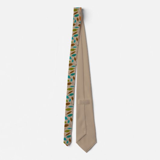 Cravate Mid-Century Modern Fish Tie Light Brown (Dos)