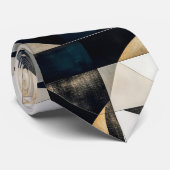 Cravate Mid-century Modern Geometric Neck Tie (Roulé)