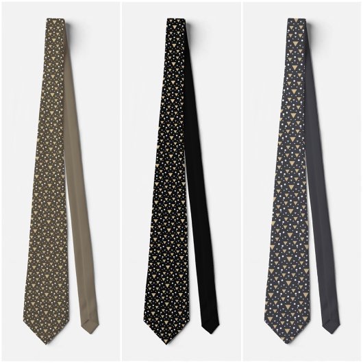 Cravate Midnight Geometry Luxe Tie