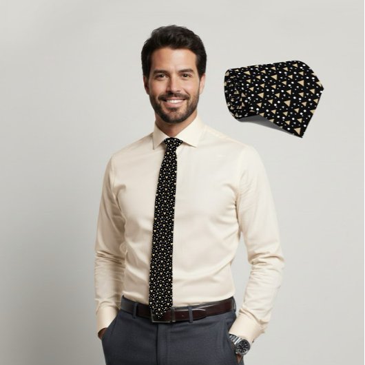 Cravate Midnight Geometry Luxe Tie